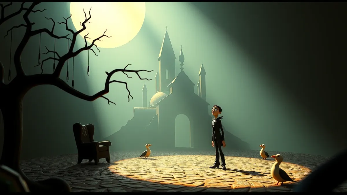 Os bonecos e cenários reais das animações de Tim Burton